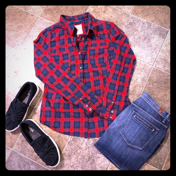 SO Tops - 🍁3/$25🍁Cozy flannel long-sleeved top